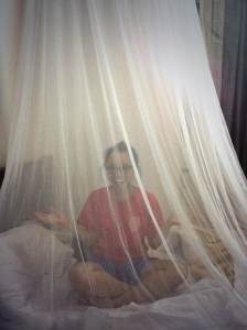 Bed nets = feeling like royalty! (Well, sorta)